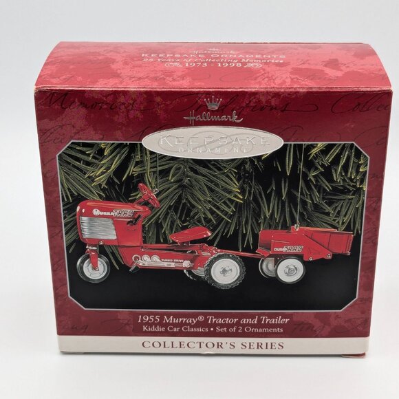 Hallmark Keepsake 1955 Murray Tractor and Trailer, 1998, 5th in the Series, NEW - Picture 8 of 12
